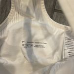 Nike  Ivory Ribbed Tank Top Photo 2
