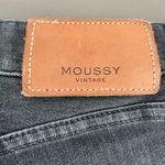 Moussy Vintage Velma Skinny Black Wash Gray Distressed Cropped Denim Jeans 26 Photo 9