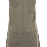 Xhilaration Olive Green Lace & Suede Shift Dress Size small NWOT Photo 1