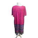 Vibrant & Colorful Bohemian Maxi Dress M Pink Size M Photo 4