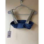 We Wore What Ziz Pale Navy Bandeau Top Size XS Blue Photo 1