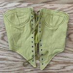 LIONESS  Mustard East Gate Corset Photo 1