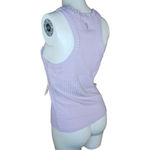 Free People Movement Womens Medium Blissed Out Ribbed Tank Lilac Dew Berry Photo 4