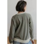 PEOPLE OF LEISURE rolling stones too tough to die sweatshirt in sage gray Size M Photo 2