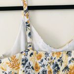 Joie New  Mommy and Me Floral V Neck Maxi Dress in Yellow Grey Women's Size 6 Photo 7