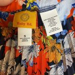 Ruby Rd . Multicolored Floral Pleated Skirt Photo 6