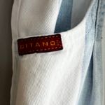 Vintage Gitano Striped High Waist Denim Pants Elastic Waistband Casual Jeans 16 Blue Photo 4