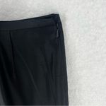 Yves Cossette Depeche Mode Silk Floral Embroidered‎ Beaded High Rise Crop Pant Black Size 10 Photo 3