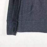 Apana Medium Pullover Gray Top Thumb Holes Quarter Zip Long Sleeve Athletic 593 Photo 3