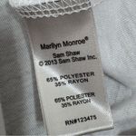 Marilyn Monroe La Vie Est Belle Eiffele Tower Slouchy T Shirt White Small Photo 9