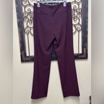 Roz & Ali  wine dress pants with back pockets Photo 2