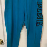 PINK - Victoria's Secret  Blue Joggers Photo 0