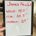 Jones New York Jones New YorkJeans Petite Stretch Womens 10P Straight Leg Photo 9