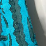 The Territory Ahead Vintage Quilted Cotton Jacket Blue Green Sz M Artsy Boho Photo 3