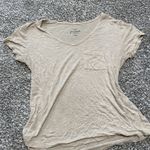 Rue 21 Cream Relaxed Short Sleeve Tee Photo 4