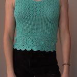 Aeropostale Teal Sweater Tank Top Photo 0