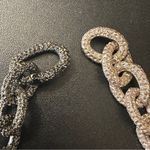 Chain Glittery Infinity Statement necklace Tri Photo 13