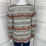 The Tog Shop Button Front Open Weave Cardigan Sweater Taupe Multi PS Brown Size undefined Photo 3