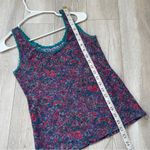 Vintage Lace Tank Top Paisley Purple Blue (medium) y2k retro funky grannycore Photo 4