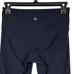 Athleta  Small Capris Leggings Stretch Low-Rise Inner Pocket Cropped Navy Blue Photo 3