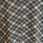 ZARA  Crisscross Patterned Short Sleeve Visco Shirt Taupe Black Size XSmall Photo 4