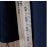 J.Jill Black Puff Sleeve Top White Stitching Bohemian Cottagecore XS Photo 5