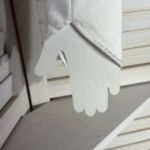 NWT Feathered Wrist Trim Fingerless Gloves Angel Costume Accessory White OS Photo 3