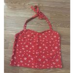 PacSun Floral Crop Top Size Medium Photo 0