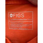 FIGS Orange Red Drawstring Jogger Scrub Pants With Pockets For Women Size XL Photo 6