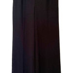 EXPRESS Womens Black High Rise Wide Leg Belted Trousers Career Pants Sz 8R Photo 0