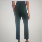 Elie Tahari  Emmy Flat Front Pleated Straight Leg Trousers Emerald Green Size 6 Photo 6