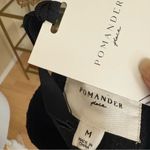 POMANDER PLACE NEW Black Tweed Retro Winslet Green Button Mini Dress Size Medium Photo 6