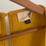 Universal Threads Boho Gauze Tiered Tank Dress Golden Wheat Mustard Yellow Photo 5