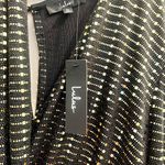 Lulu's Black and Gold Sequin romper Size XL Photo 2