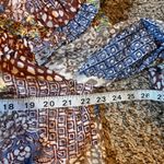 cupio  Womens Lagenlook Tunic Top Blouse‎ Long Sleeve Patchwork Multicolor L Photo 6