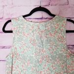 Joie  100% LINEN TIERED PALE FLORAL NATURE PRINTED TANK DRESS S NWT Photo 5