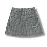 Brandy Melville John Galt Gingham Mini Skirt Black White Cotton Photo 3
