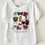 Hello Kitty NWT Universal Studios  Hollywood A Star Is Born Women Graphic Top M Photo 0