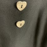 Vintage 90’s Y2K Black Contemporary Explosion Dress with Heart Buttons Size 9/10 Photo 1