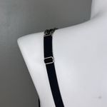 Cacique Plunge Bra Size 40C Black Sheer Mesh U Underwire Animal Print Sexy Photo 5