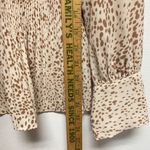 Simply Vera, Vera Wang Simply Vera Vera Wang Womens XL Pleated Split Neck Top Blouse Plus Beige Photo 7