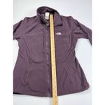 The North Face  Sweatshirt Womens Medium Hoodie Full‎ Zip Long Sleeve Purple TKA 200 Photo 3