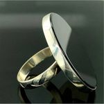 Handmade 8 8.5 9 9.5  Ring Black Onyx Solid 925 Sterling Silver Gemstone Fine Art UNISEX Men Women Original Natural Gem Artisan Statement Photo 1