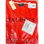 Talbots Charming Cardigan Pima Cotton Tiger Lily Red Petite PL NWT Photo 1