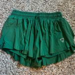 Amazon Green Flowy Athletic  Shorts  Photo 0