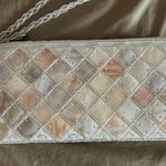 Nwot Elegant beaded Mother of pearl wristlet Black tie Photo 1