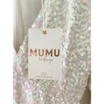 Show Me Your Mumu Kidman Mini Dress in White Sprinkle Sequins S NWT Photo 6