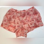 ZARA  Women’s Coral Patterned Pajamas Shorts Size‎ M Photo 2