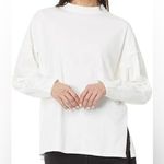 Free People  Heater Tee – Oversized Long Sleeve Top – 100% Cotton Photo 0