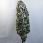 Pat P Brown Zebra Safari Bomber Jacket Novelty Animal Print Bold Sz L Size L Photo 4